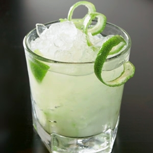 Lime Spiral Garnish